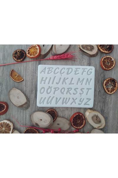 HogART Design Epoxy Cake and Candle Silicone Mold - Letter Model