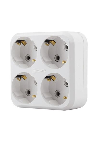 MAKEL 4-Piece Golyat Grounded Socket