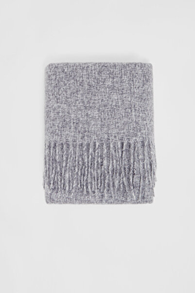 Stradivarius Fırçalanmış iplikli atkı