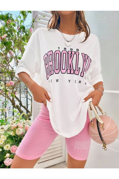 AFROGİYİM Women's Oversize Brooklyn Tights Set