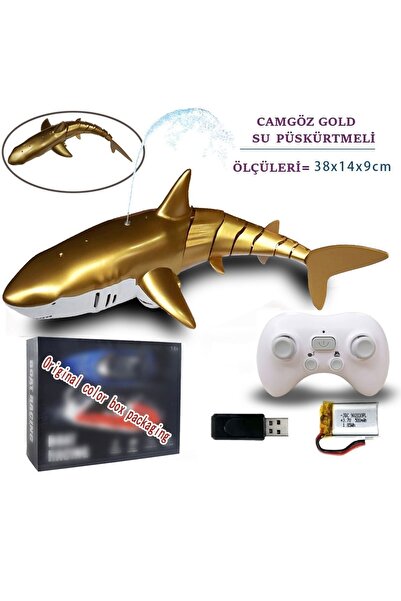 CeymSTecH Camgöz Gold Su Püskürtmeli Kumandalı Çift Motorlu Suda Yüzebilen Mi...