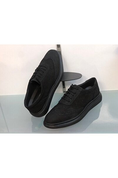 KAFKASLAR AYAKKABI Gerçek Yağlı Deri Ortopedik Dolgu Tabanlı Spor Klasik Erke...