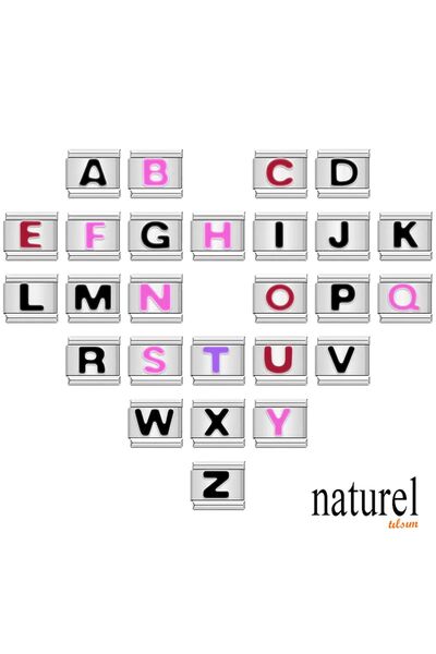 Naturel Tılsım Italian Stainless Steel 9mm Charm