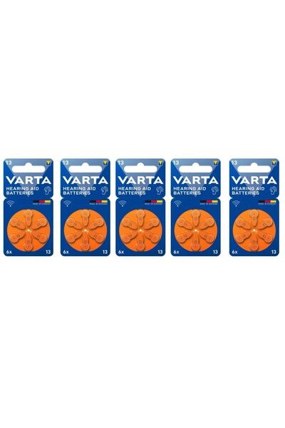 Varta 13 Numara İşitme Cihaz Pili (5 paket - 30 adet)