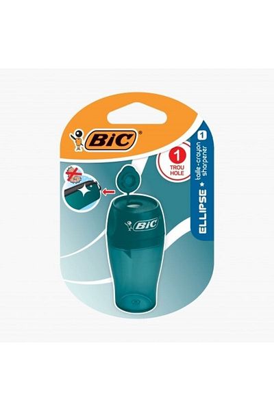 Bic Ellıpse Pencil Sharpener with Lid (green)