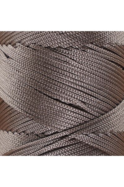 Makromecity Premium 100 Gr Polyester Macrame Floss Mink 2mm - 120 M Σχοινί φόρτισης και νήμα τσάντας