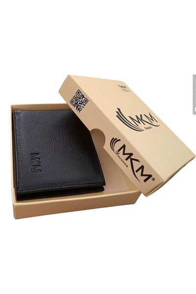 MKM Luxury Leather Wallet with Card Holder - Horizontal Model