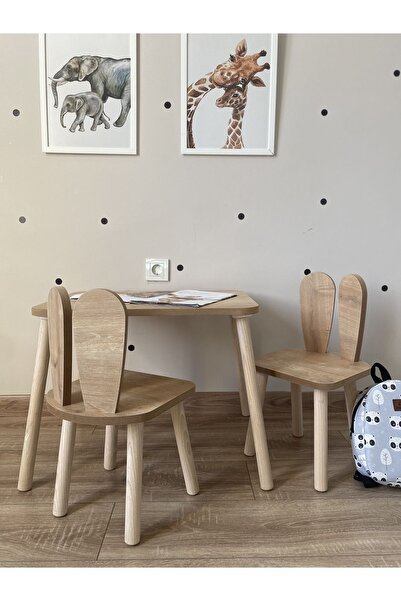 BTHGROUP Montessori aktivite etkinlik çocuk masası boyama masa sandalye takım...