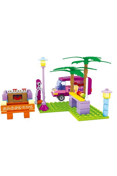 Sole Ausini-asya Bricks 24414, Fairyland 172 Piece Bus and Barbecue Themed Lego Set