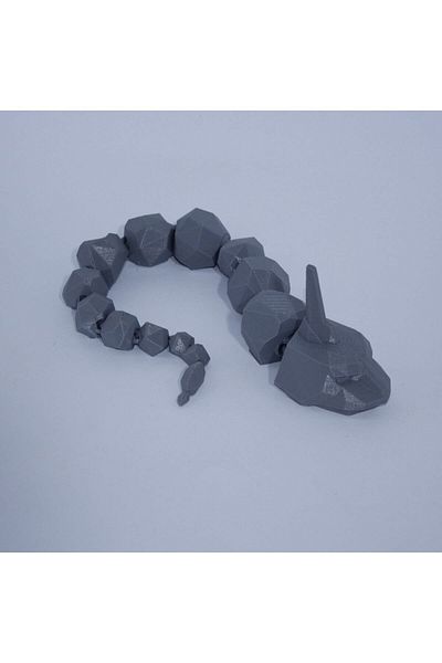 Retro Flexi Moving Toy Onyx Pokemon 32 Cm