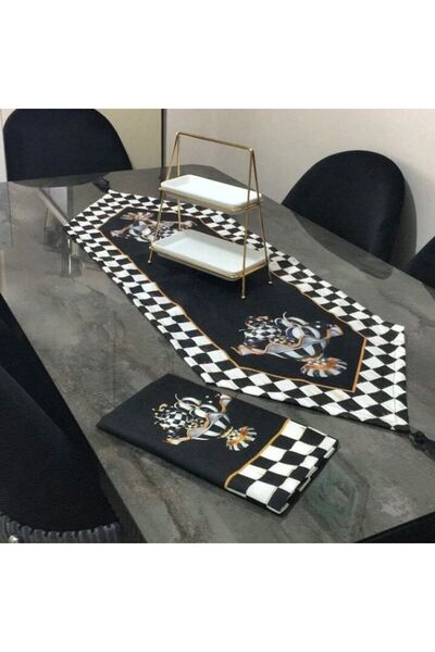 şifatasarım Amerikan&servis Premier Siyah Sekerlik Firin Örtüsü&runner