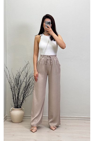 NARA High Quality Viscose Satin Trousers