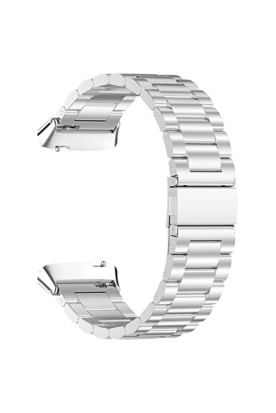 İncisoft Xiaomi Redmi Watch 3 Active Uyumlu Baklalı Klipsli Tasarım Paslanmaz Yüksek Kalite Çelik Kordon