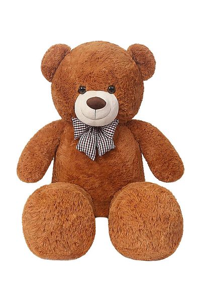 Solemia 80 cm Plush Bear with Bow Tie - Imported Fabric - Premium Collection Gift Bear (100% DOMESTIC)