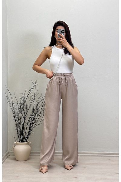 NARA High Quality Viscose Satin Trousers