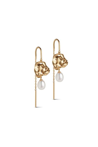 Enamel Copenhagen Damen Ohrringe 750 Vergoldung E326GM