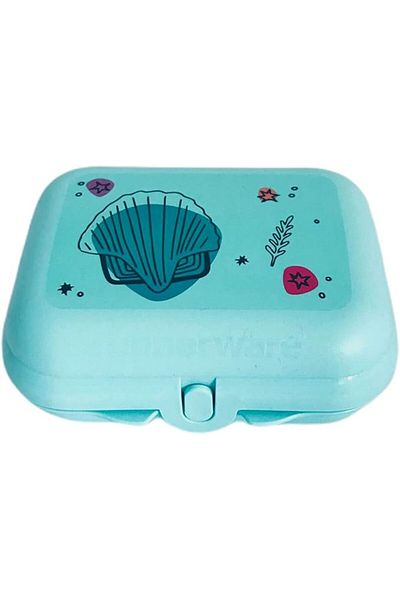 Mepal Tupperware to Go Twin - Turquoise Copacabana Kids Nutrition and Sandwich Box