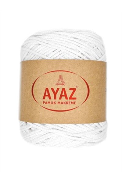 Ayaz Pamuk Makrome 1208 Beyaz