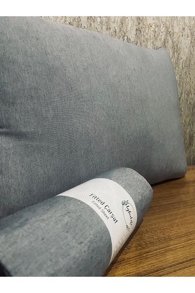 uykulife home collection Anthracite Gray Double Sleeve Elastic Sheet Set