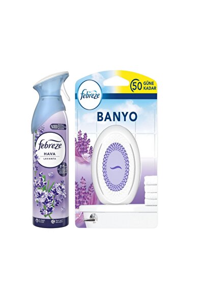 Febreze Hava Ferahlatıcı Sprey Oda Kokusu Lavanta 185 ml x 1 Adet Hava Temizl...
