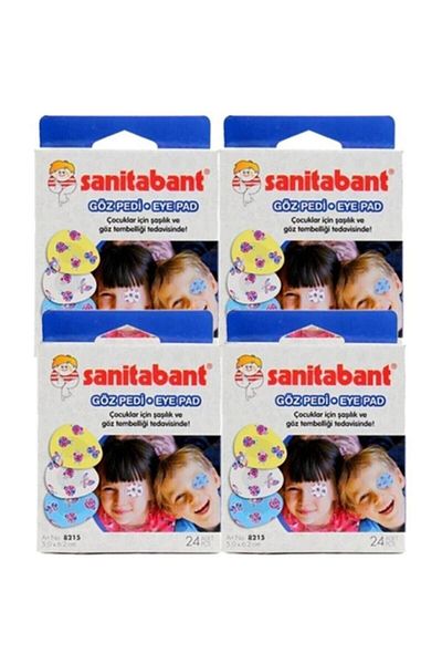 Sanitabant شريط لاصق للعين 24 قطعة 4 صناديق (96 قطعة)
