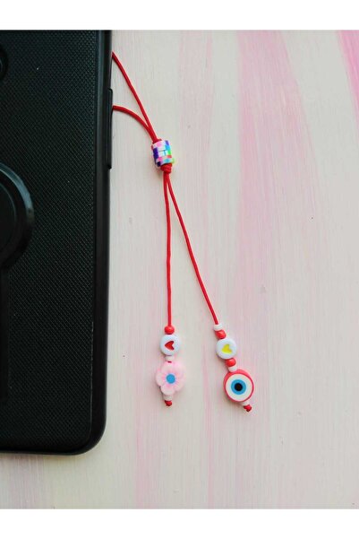 nasclaycollection Hediye Çanta Charm Telefon Aksesuarı Nazar Boncuğu Mini