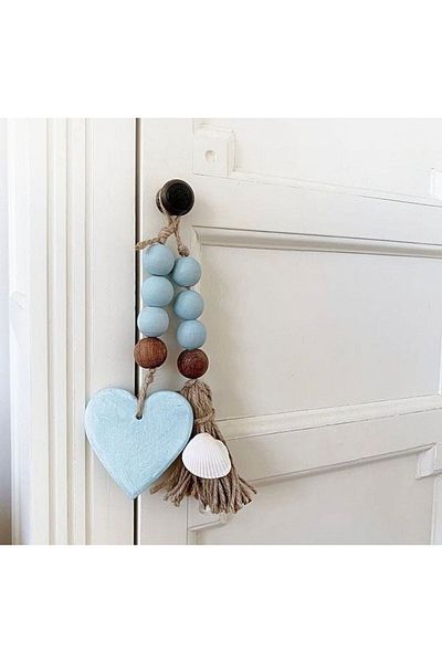 AFRALYAHOME Accesoriu decorativ Montessori colorat pentru bebeluși și copii cu margele din lemn (1 buc)
