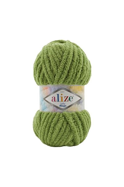 Alize Softy Mega 485 - Turtle Green 100 Gr Πλεκτό νήμα χειρός