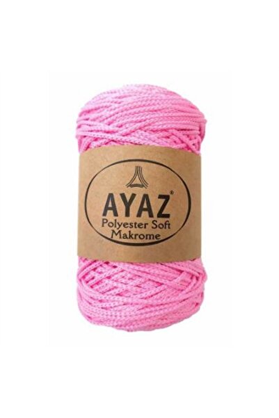 Ayaz Polyester Soft Macrame Cord 3244 Dark Pink