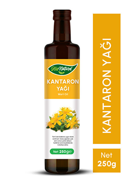 His Naturel Saf Doğal Sarı Kantaron Yağı 250 ml