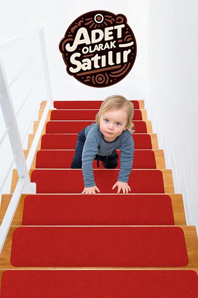 Stepmat Halifleks Stair Step Mat - Rip Carpet with Non-Slip Base, Sold as a Quantity