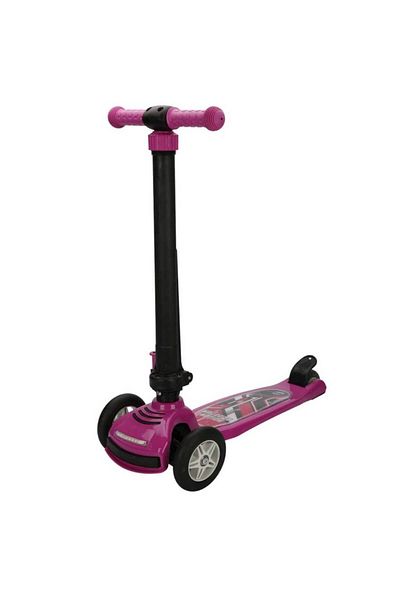 PİLSAN Power 3 - Pink Foldable Lighted Wheel Scooter