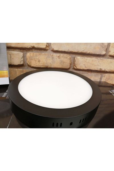 Atlantis 18 Watt Black Case White Light Surface Mounted Panel Led Oven Paint