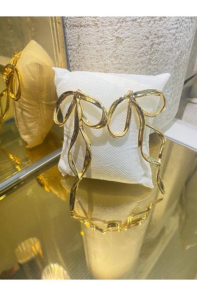 stainles steel Steel Bow Women's Earrings