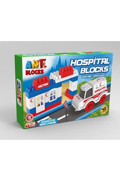 Sole Super Fun Hospital Blocks Set - 40 Pieces