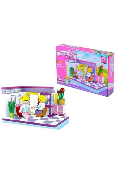 Sole 24411, Fairyland 146 Piece Hair Salon Lego Set