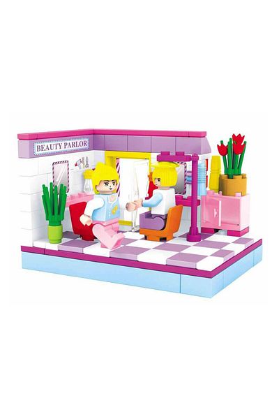 Sole 24411, Fairyland 146 Piece Hair Salon Lego Set