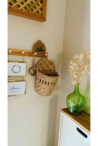 afralya home Ev Dekorasyon Hasır Özel Üretim Kapı Süsü Saksılık Duvar Dekoras...