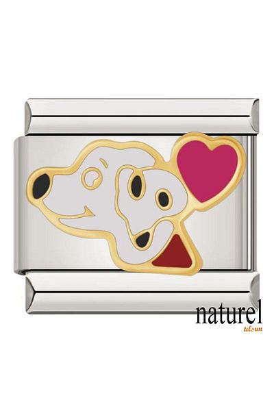 Naturel Tılsım Italian Stainless Steel 9mm Charm