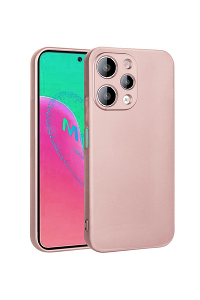 Molly Xiaomi Redmi 12 İçin Rose Guardian Mat Silikon Kılıf