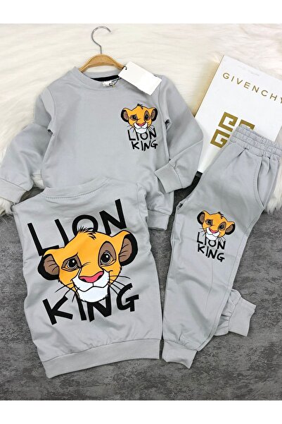 Hamham kids Lion King Printed Seasonal Set - 2 Thread 100% Cotton Bottom-Top Set