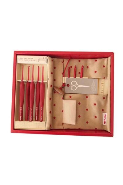 Tulip Σετ βελονάκι Etimo Red