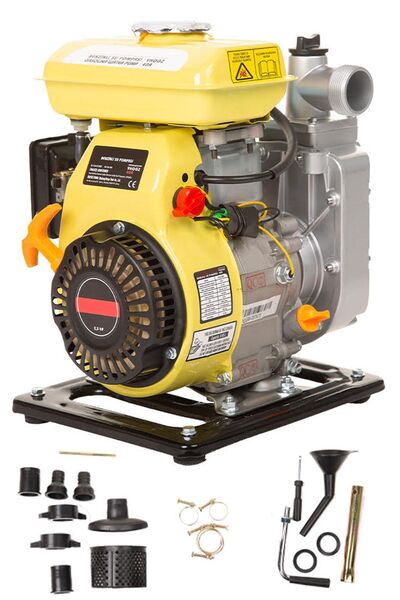 Genel Markalar Profesyonel 4.5 Hp 4 Zamanlı Benzinli Su Pompası 1,5 Inç 150 M...