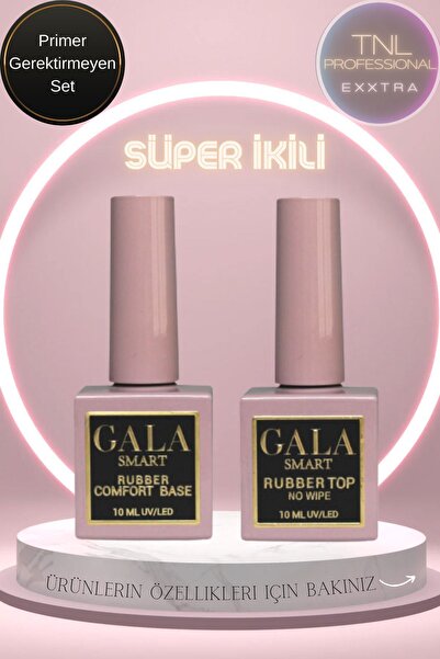 tnl professional Tnl Exxtra Gala Smart Rubber Base Rubber Top Coat Kalıcı Oje...