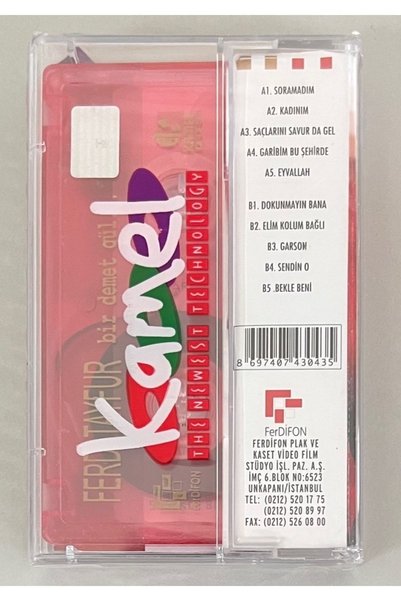 Plakevi İzmir Ferdi Tayfur a Bunch of Roses Cassette (Zero Cassette in Gelatin)