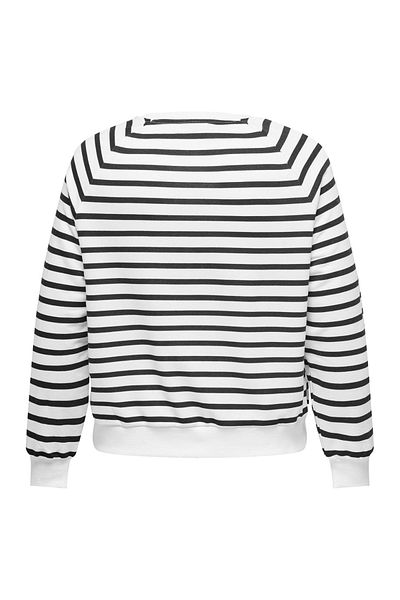 Only Carmakoma CARJUDY Rundhalsausschnitt Streifen Herz L/S SWT JRS