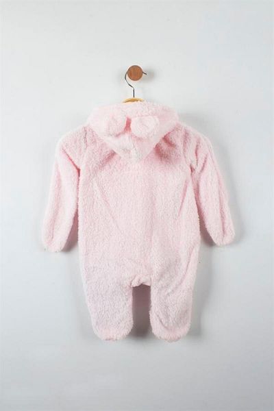 TRENDİMİZBİR (BY MURAT BABY) Sleeve Detailed Hooded Baby Romper