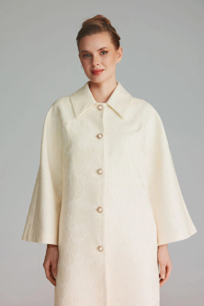 Gusto Lace Kaftan - Ecru