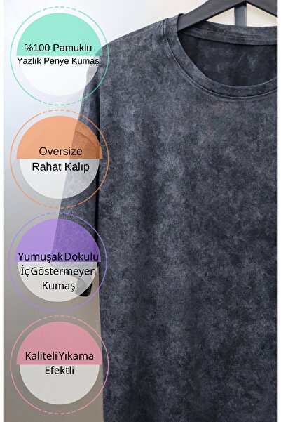 Fuddy Moda Oversize Berserk Vers Four Baskılı Yıkamalı T-Shirt, Unisex Anime Baskılı Retro Tişört