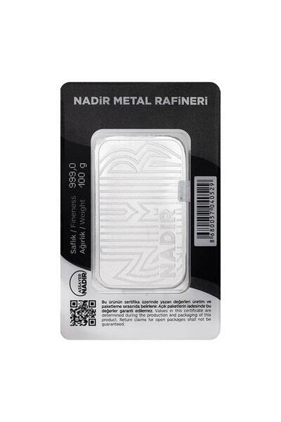 Nadir Gold Rimagold Nadirgold 100 gr Gümüş Külçe